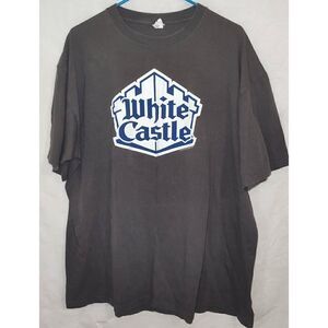 Vintage 2007 White Castle 2X Anvil T-Shirt Size Night Castle
